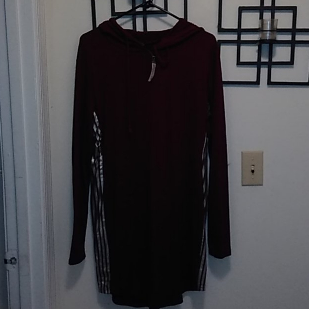 Burgundy Sporty Dress